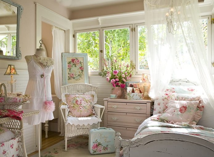 Shabby chic negli interni
