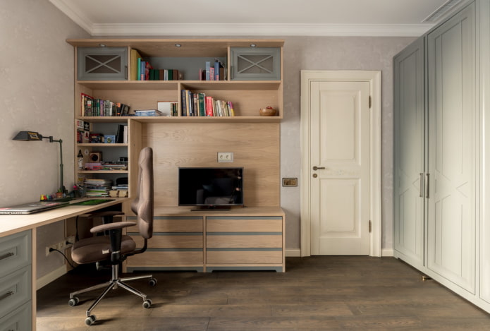 mobili all'interno dello studio