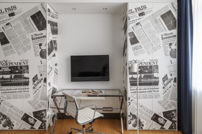 studio in una nicchia nella interno