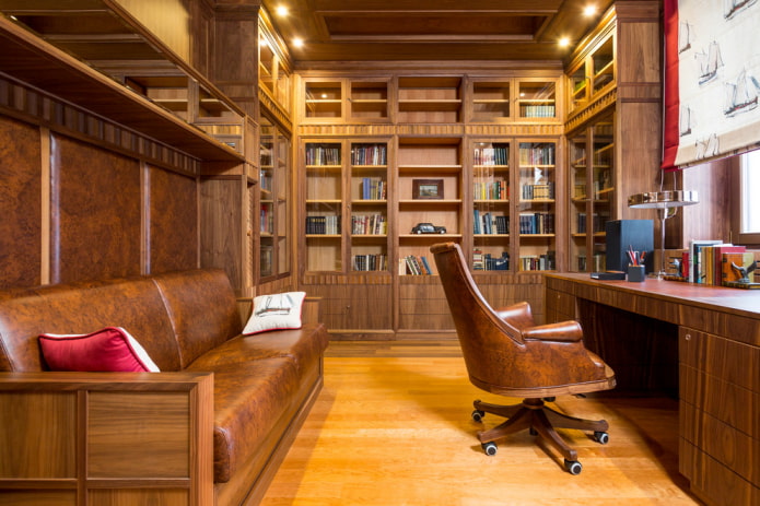 mobili all'interno dello studio