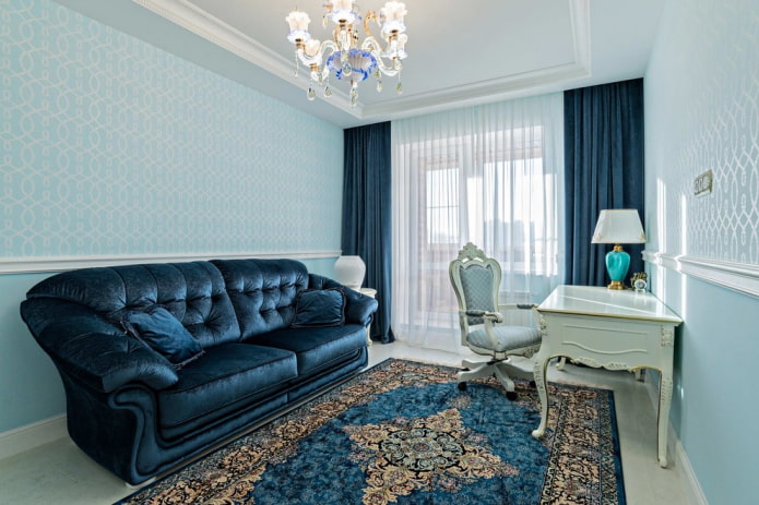 interno di uno studio in stile classico