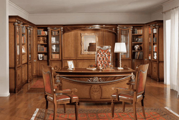 Interno di ufficio in stile italiano