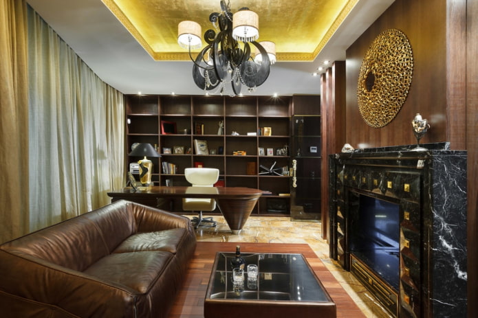 interno studio art déco