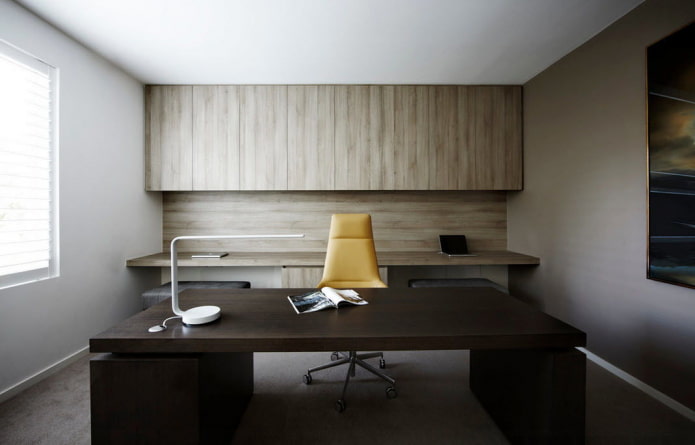 interno di studio minimalista