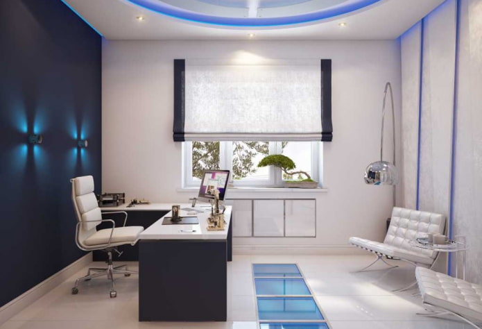 interno studio minimalista