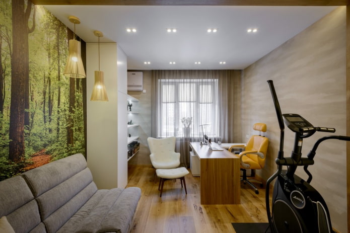 illuminazione all'interno dello studio