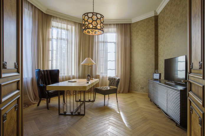 illuminazione all'interno dello studio