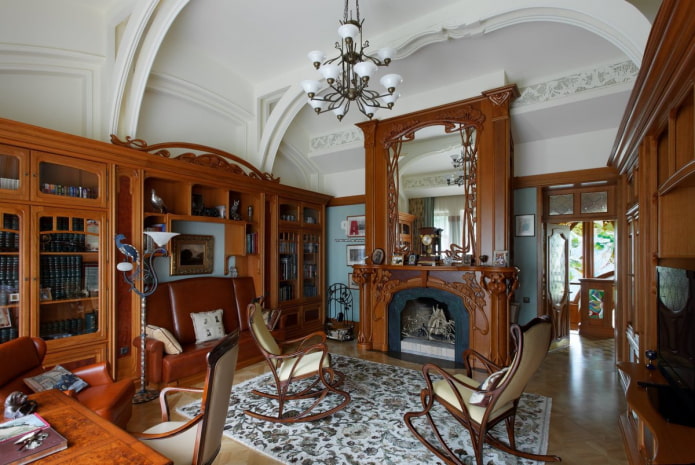 interno di uno studio in stile moderno