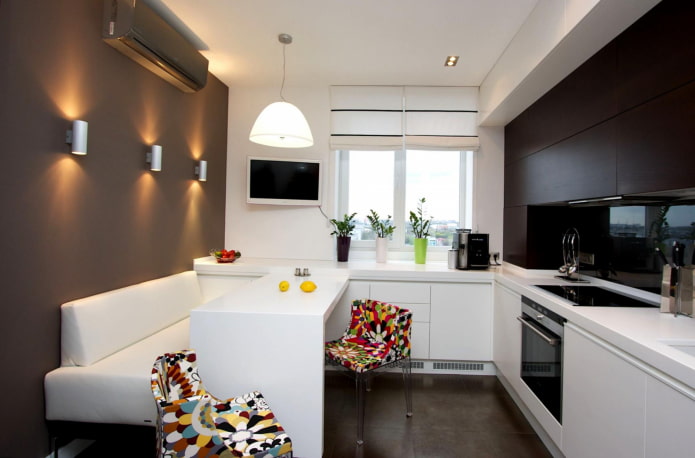 disposizione cucina di 10 mq