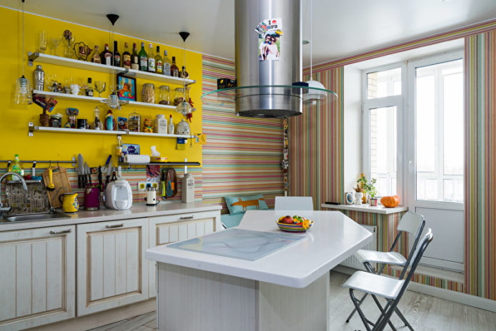 insolita cucina gialla