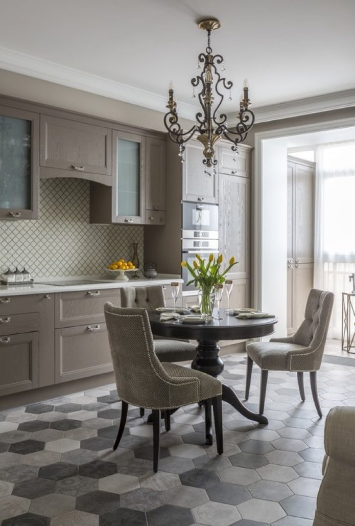 cucina con balcone
