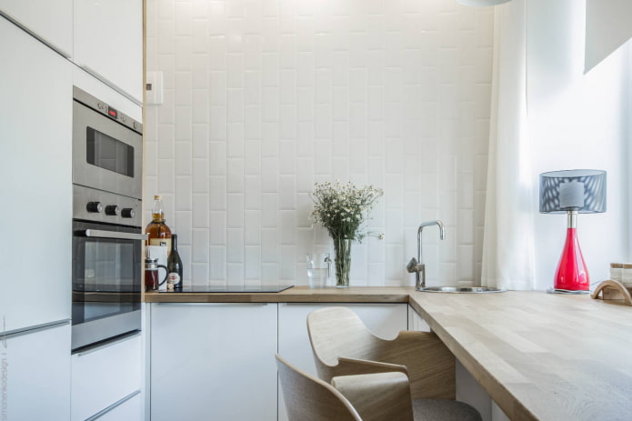 Cucina piccola a U