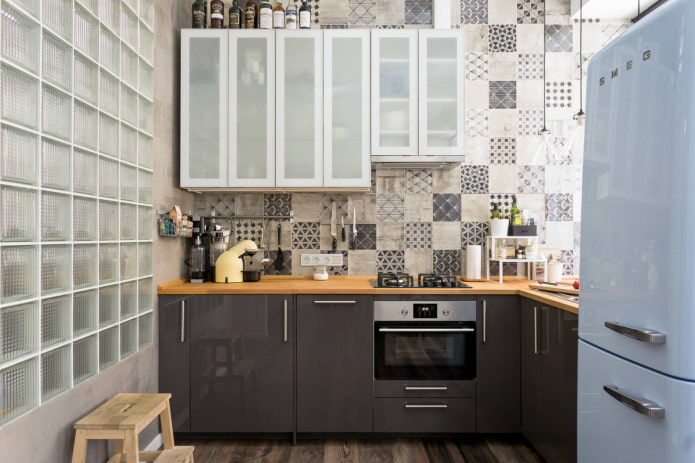 piastrelle in vetro per la cucina