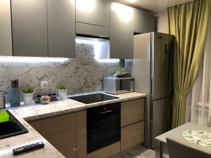 tessuti per una piccola cucina