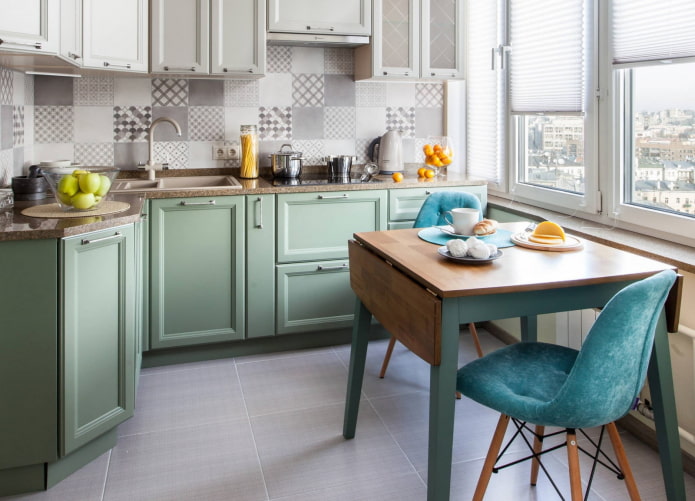 piccola cucina in stile moderno