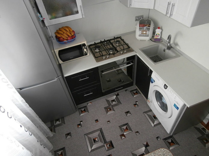 linoleum in cucina