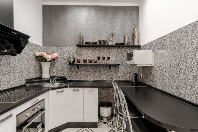 set da cucina per una cucina di 5 mq