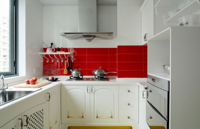 Schema di colori per una cucina di 6 metri quadrati