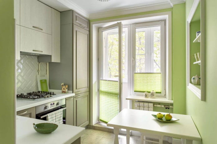 Schema di colori per una cucina di 6 metri quadrati
