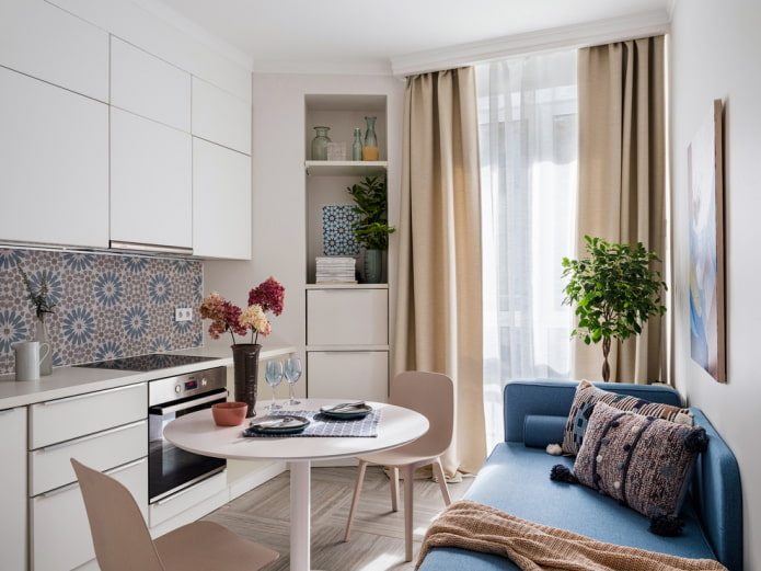 interno della cucina di 6 metri quadrati
