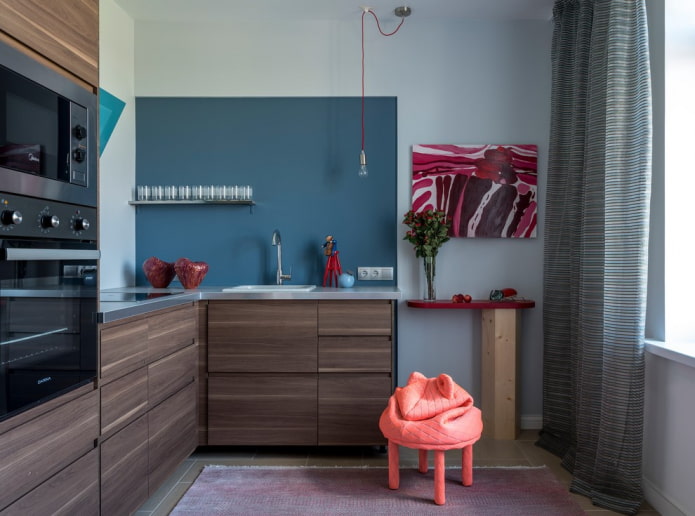 interno della cucina di 6 metri quadrati