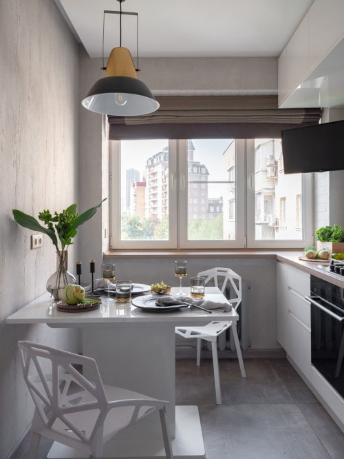 grande finestra della cucina