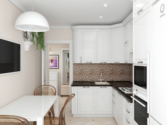 rifiniture cucina di 8 mq