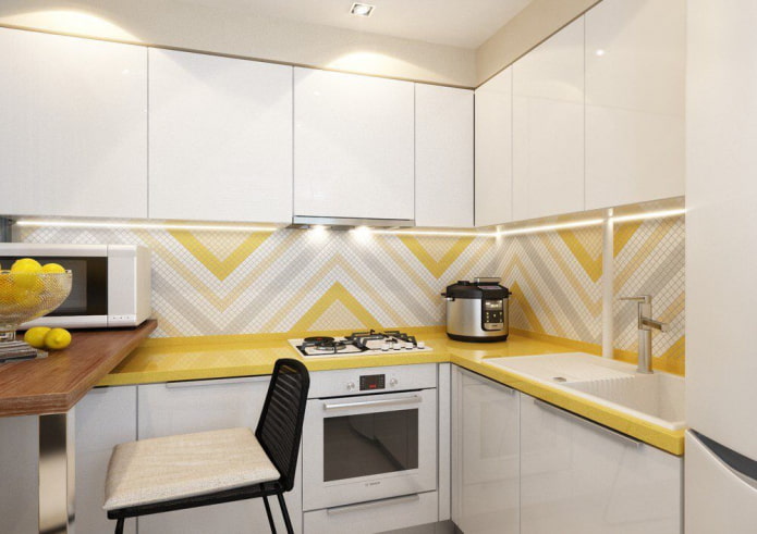 set da cucina da 8 mq