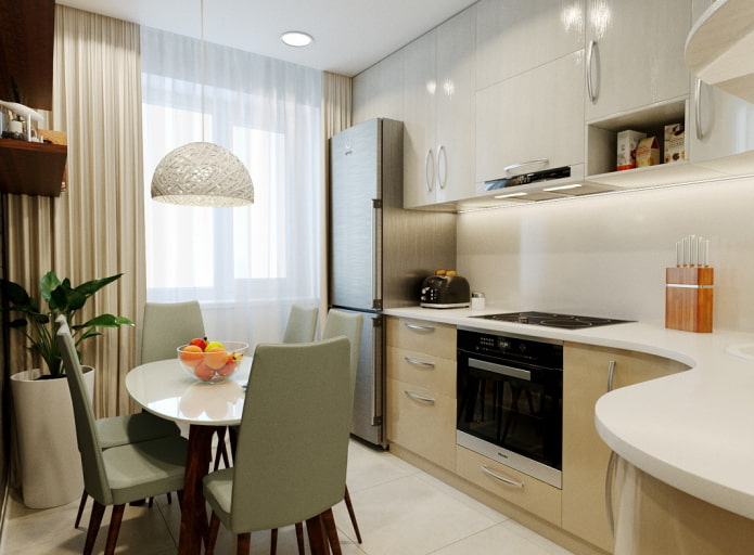 set da cucina di 8 mq