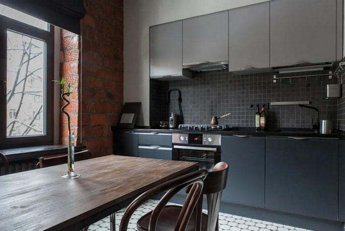 cucina in stile loft