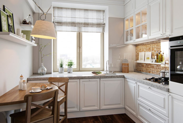 cucina con finestra