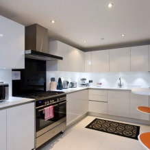 Progettazione della cucina con bancone bar: 60 foto moderne dell'interno -0