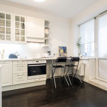 Progettazione della cucina con bancone bar: 60 foto moderne dell'interno -17