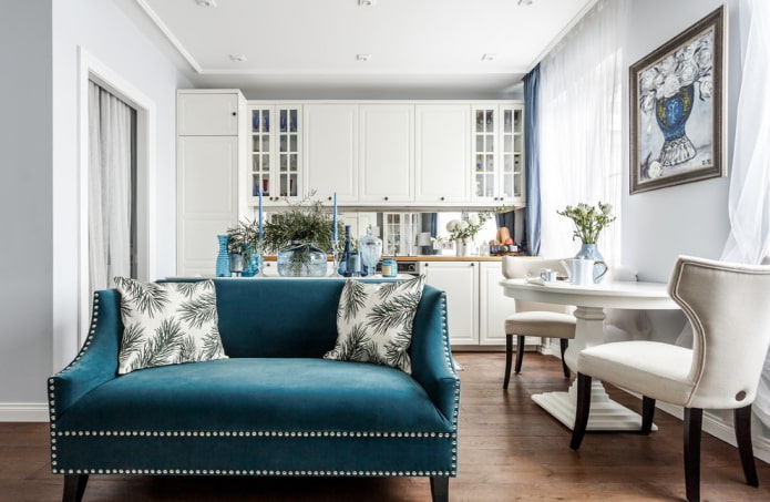 decorazione degli interni di stanze combinate