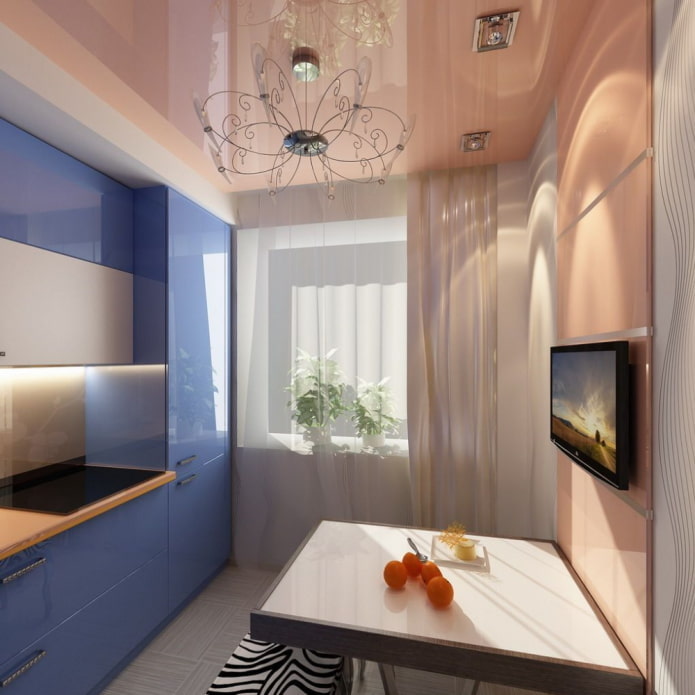 soffitto teso in cucina