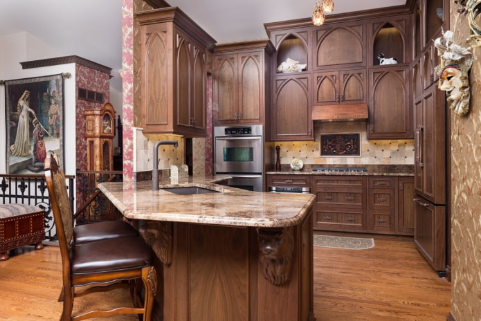 cucina in stile gotico