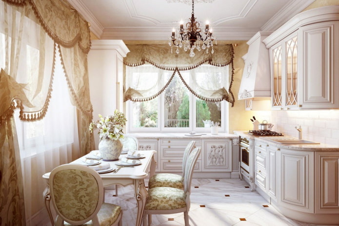 cucina in stile rococò
