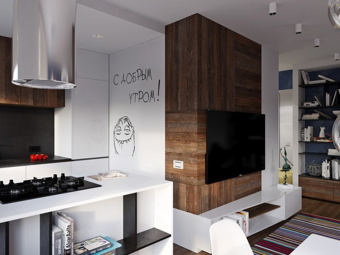 progetto di studio di 31 mq.