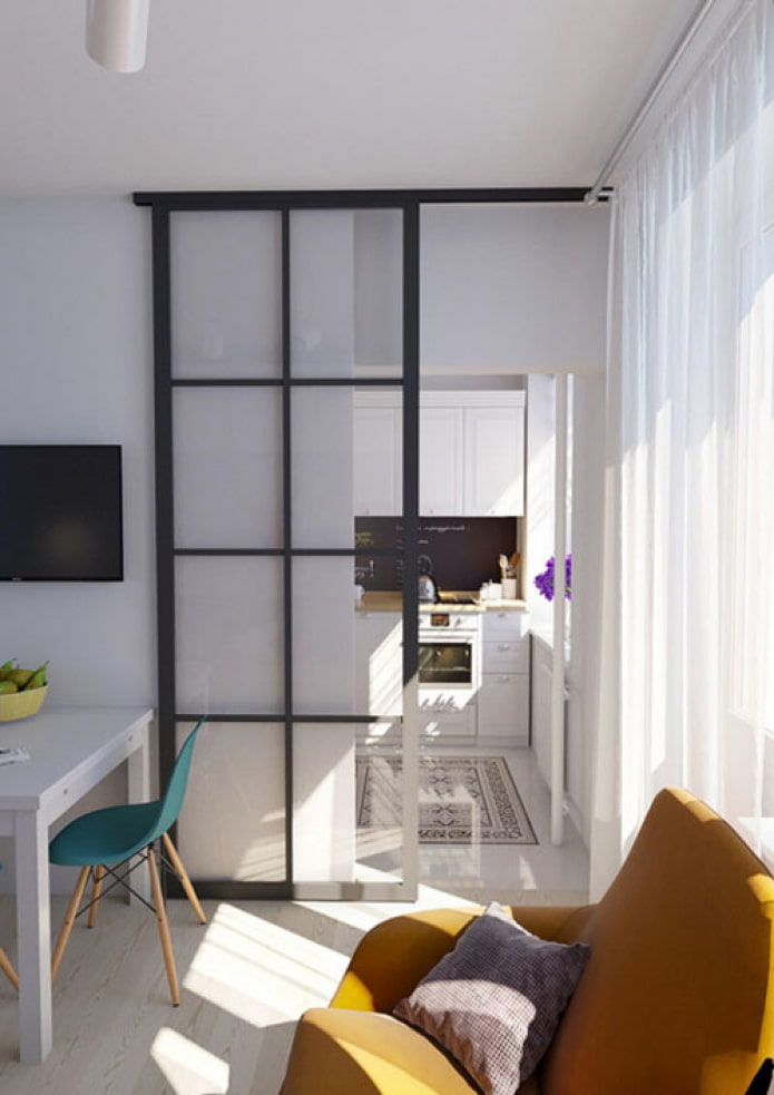 Porta scorrevole in cucina
