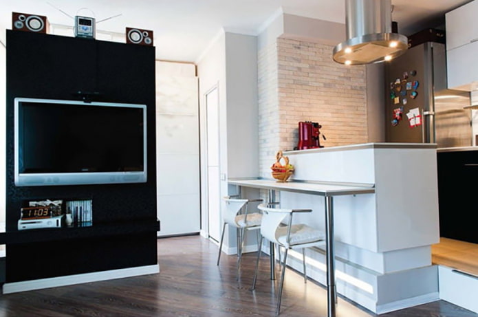 Cucina e zona TV