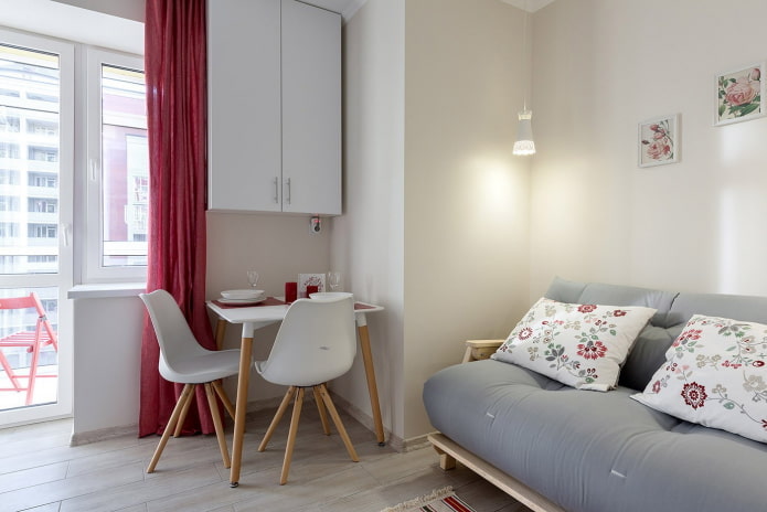 interno di un appartamento di 36 quadrati