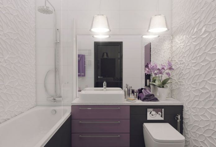 Bagno in un appartamento di 46 mq