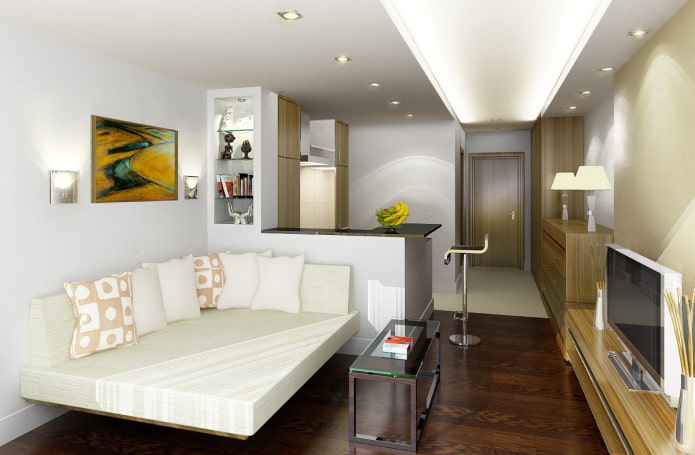 monolocale 18 mq.