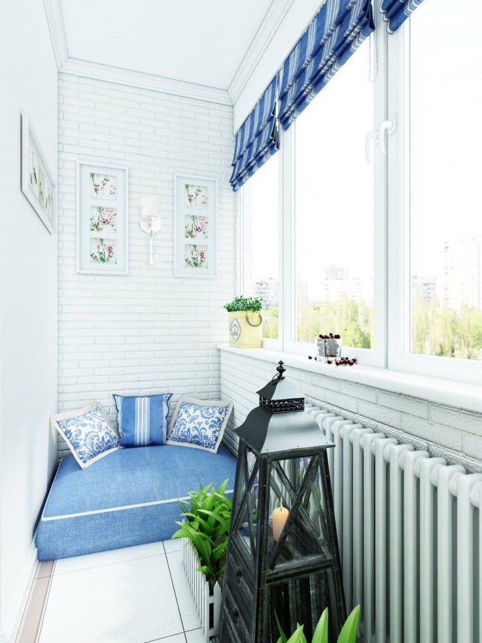 area lounge sul balcone