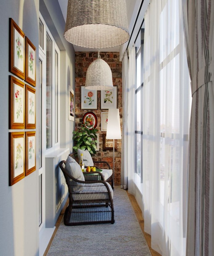balcone in stile tradizionale