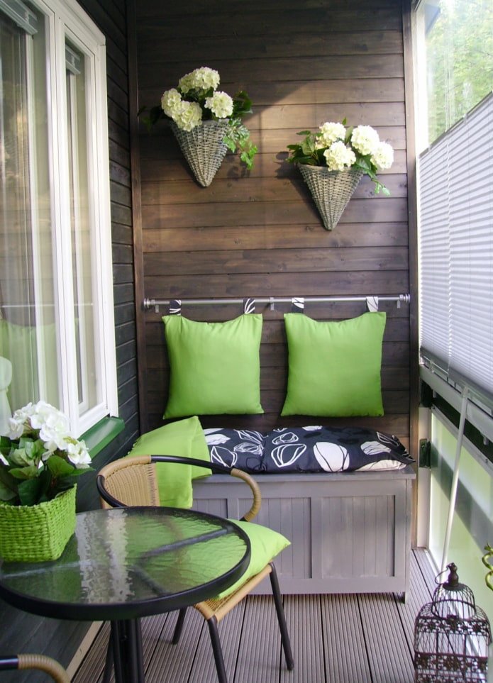 pouf per il balcone