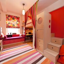 Interno di una cameretta per bambini: scelta del colore, dello stile, della decorazione e dell'arredamento (70 foto)-13