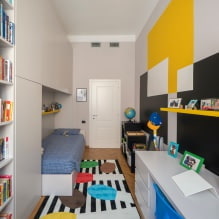 Interno di una piccola cameretta per bambini cameretta: scelta del colore, dello stile, della finitura e dell'arredamento (70 foto)-21