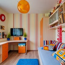 Interno di una cameretta per bambini: scelta del colore, dello stile, della decorazione e dell'arredamento (70 foto)-17