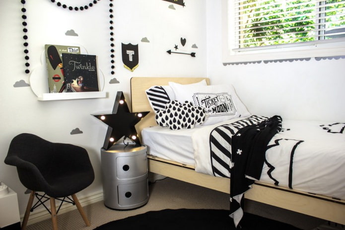 Cameretta scandinava per ragazzo